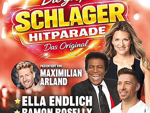 Die große Schlagerhitparade 2027 - Das Original - Maximilian Arland präsentiert Ella Endlich, Ramon Roselly und Roberto Blanco