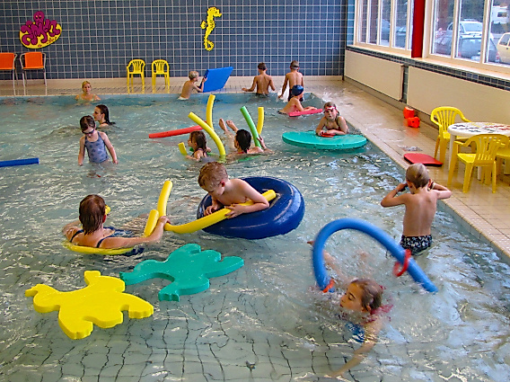 Over indoor swimming pool