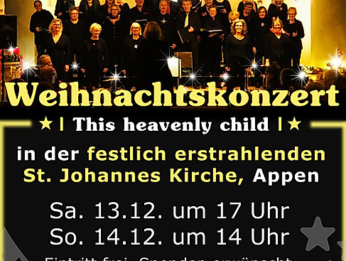 Plakat Weihnachtskonzert 2025