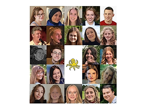 Die Mitglieder der Lesebühne Oktopus