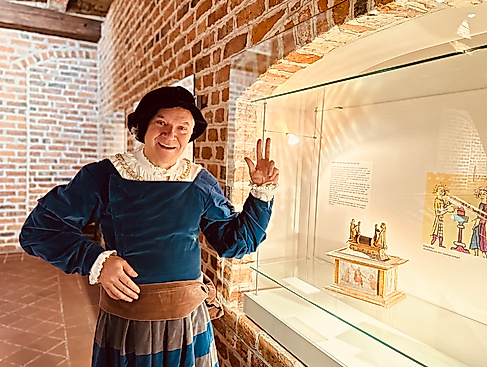 Andreas Rönnaus als Bürgermeister Witzendorff beim Bürgerschwur_Lüneburg Marketing GmbH