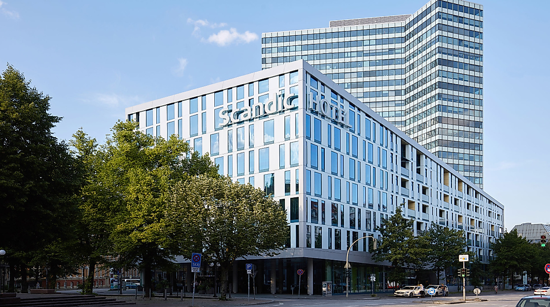 External view Scandic Hamburg Emporio Hotel