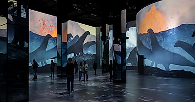 Immersive Dinosaurier-Ausstellung