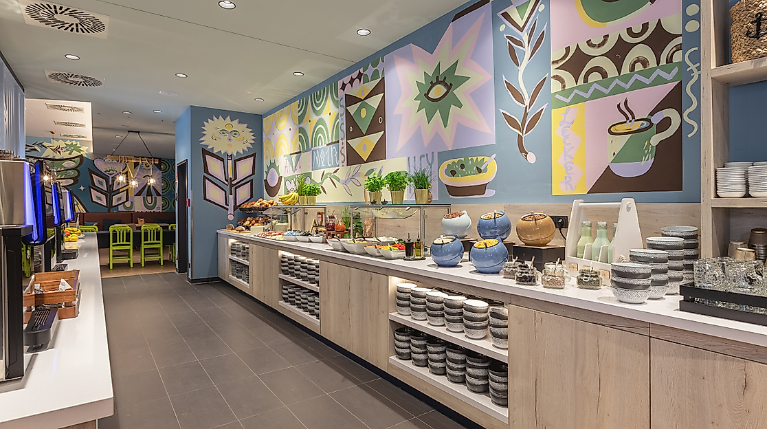 Hotel the niu Yen Hamburg: Buffet