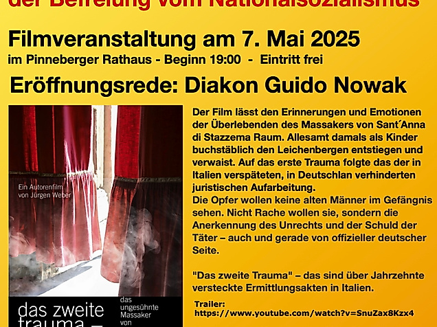 Veranstalung in Pinneberg zum 80. Jahrestag der Befreiung vom Nationalsozialismus