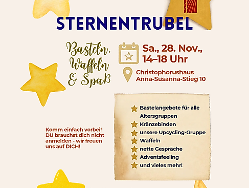 Unser Plakat für den Sternentrubel 2026