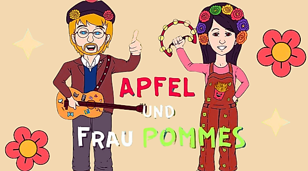 Apfel und Frau Pommes