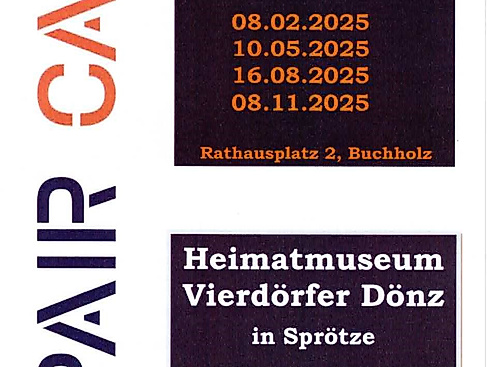 Repair Cafe 2025 Vorderseite