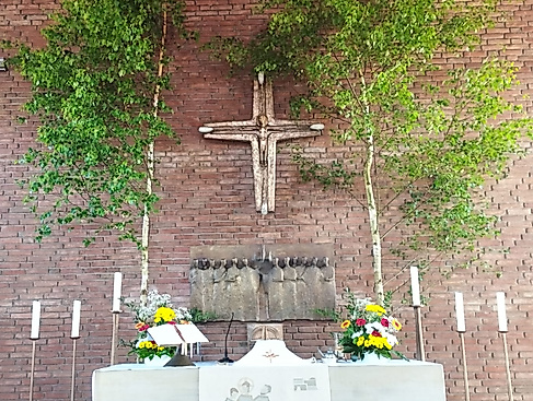 Ev. Messe zum Pfingstsonntag / Kirchweihfest, P. Krüger, Kantorei, Kinderchor