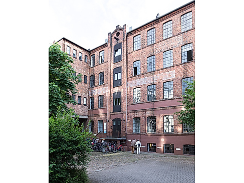 Hinterhofromantik: Die Alte Druckerei in Ottensen.