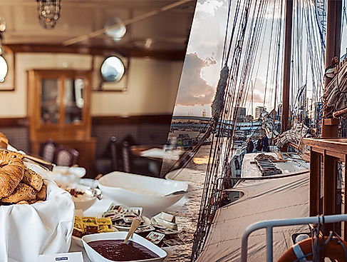 Brunch unter Segeln zum Hamburger Hafengeburtstag