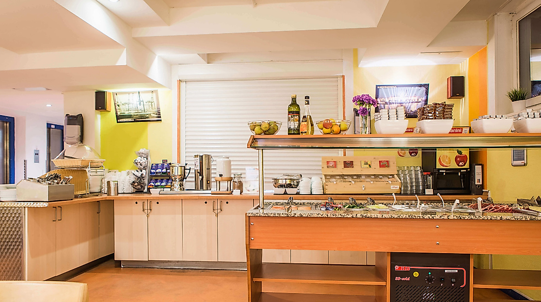 a&o City Hotel Hammer Kirche Hamburg: Frühstücksbuffet