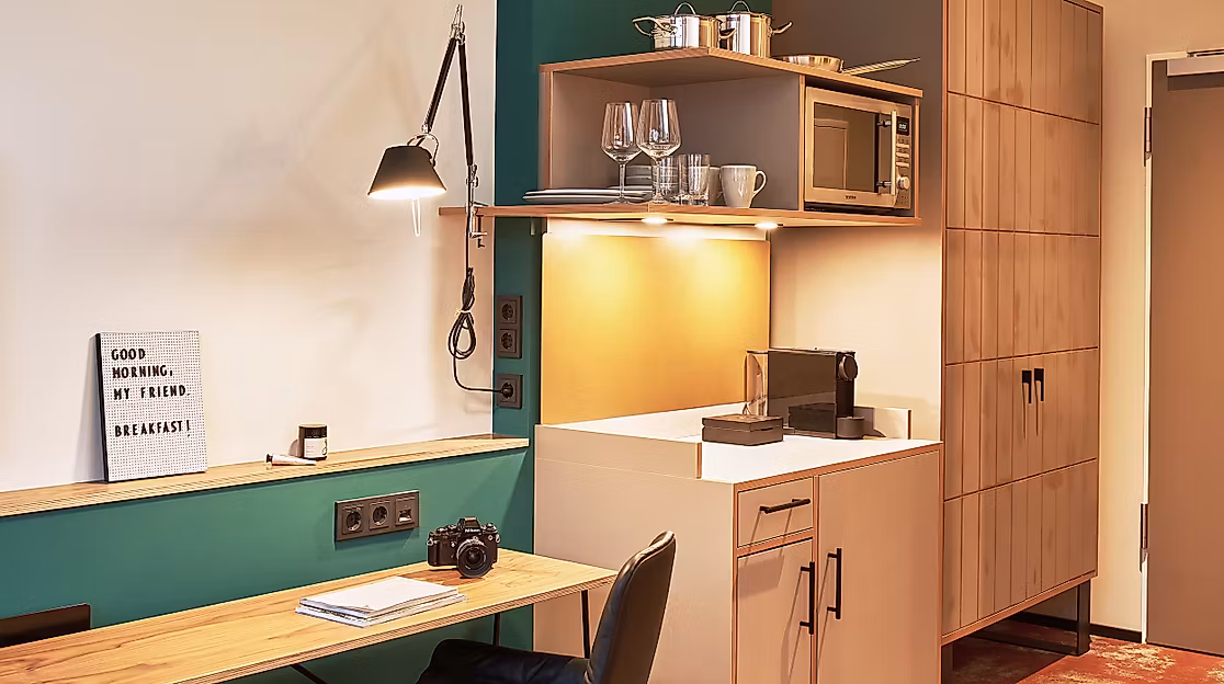 Hood House Hotel Hamburg: Cozyhood Kitchenette