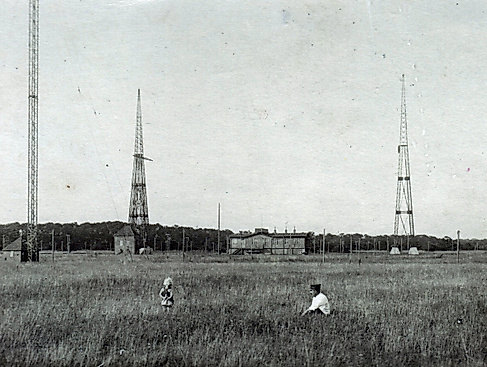Funkmasten in Pelzerhaken 1922