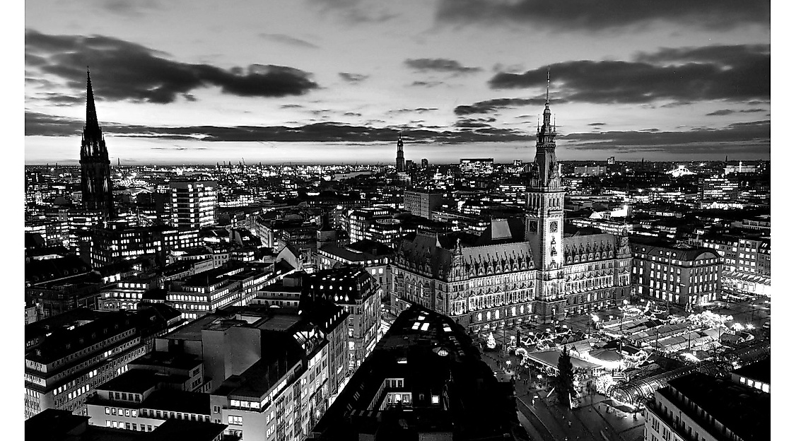 Abendstimmung in Hamburg