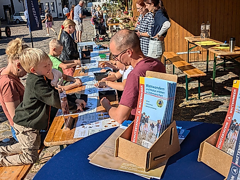 Infostand Schutzstation Wattenmeer Meldorf