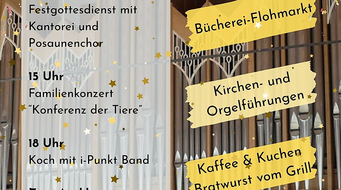 Gemeindefest Orgeljubiläum