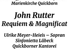 John Rutter - Kantorei Quickborn - Requiem & Magnificat