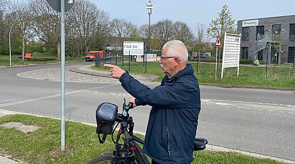 Andreas mit Fahrrad