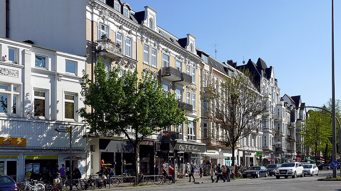 Die Eppendorfer Landstraße