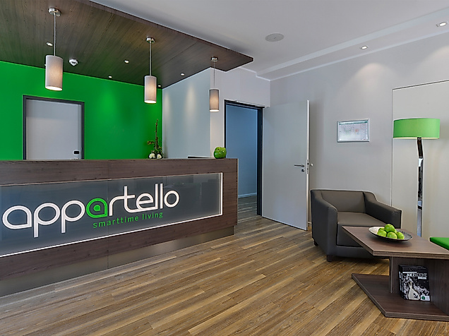 Hotel appartello - smarttime living Hamburg: Rezeption