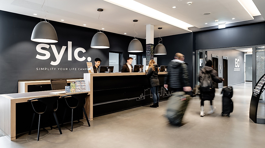 sylc. Apartmenthotel GmbH Hamburg: Rezeption