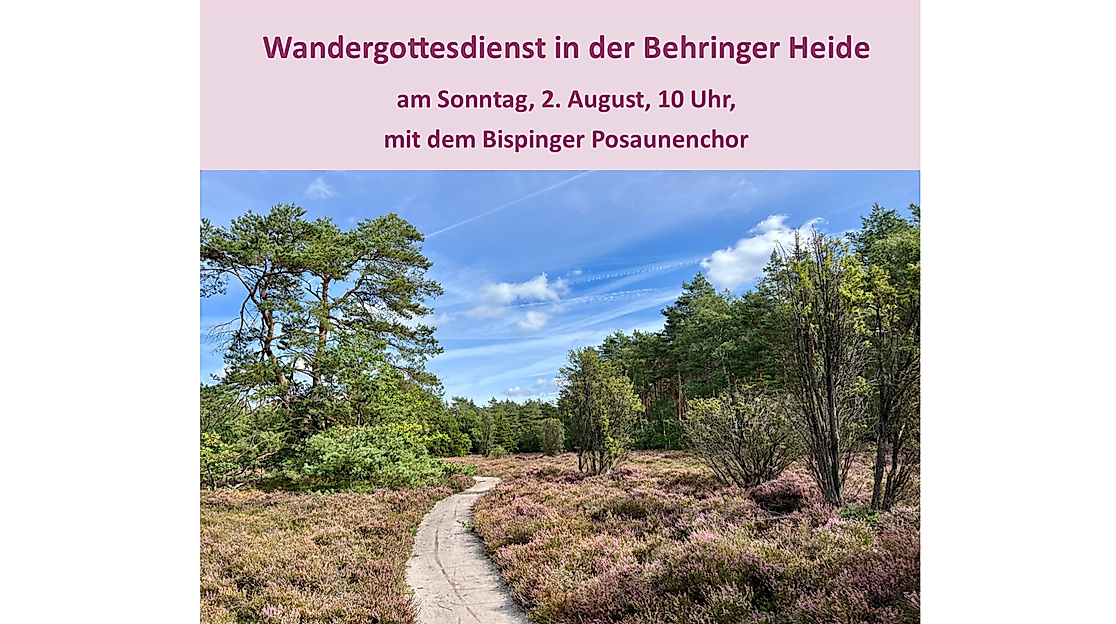Wandergottesdienst in der Behringer Heide
