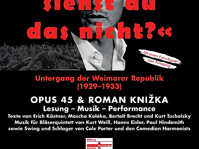 Plakat Literaturkonzert