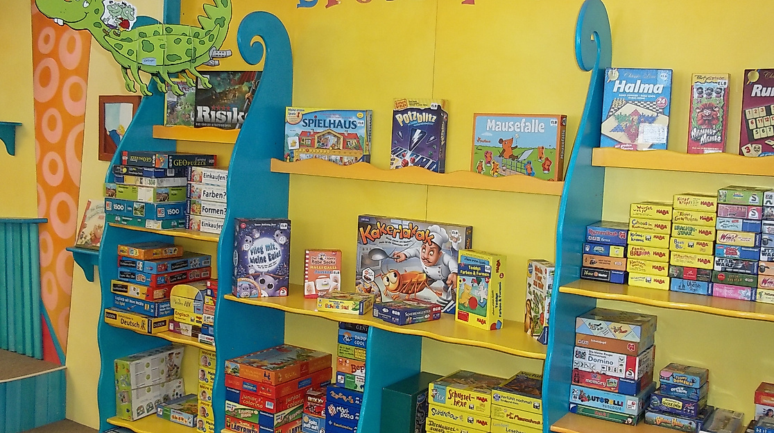 Die Spieleecke in der Bücherhalle Elbvororte