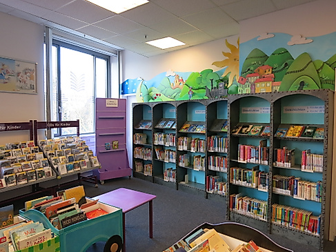 Der Kinderbereich in der Bücherhalle Niendorf