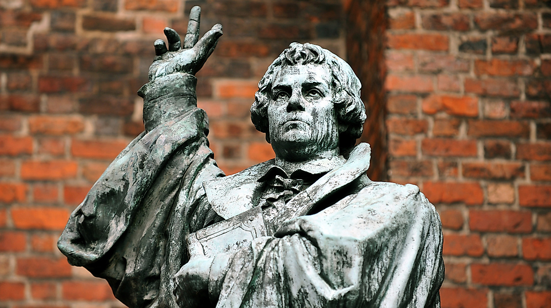Das Lutherdenkmal an der Marktkirche in Hannover (Foto aus 2011)
