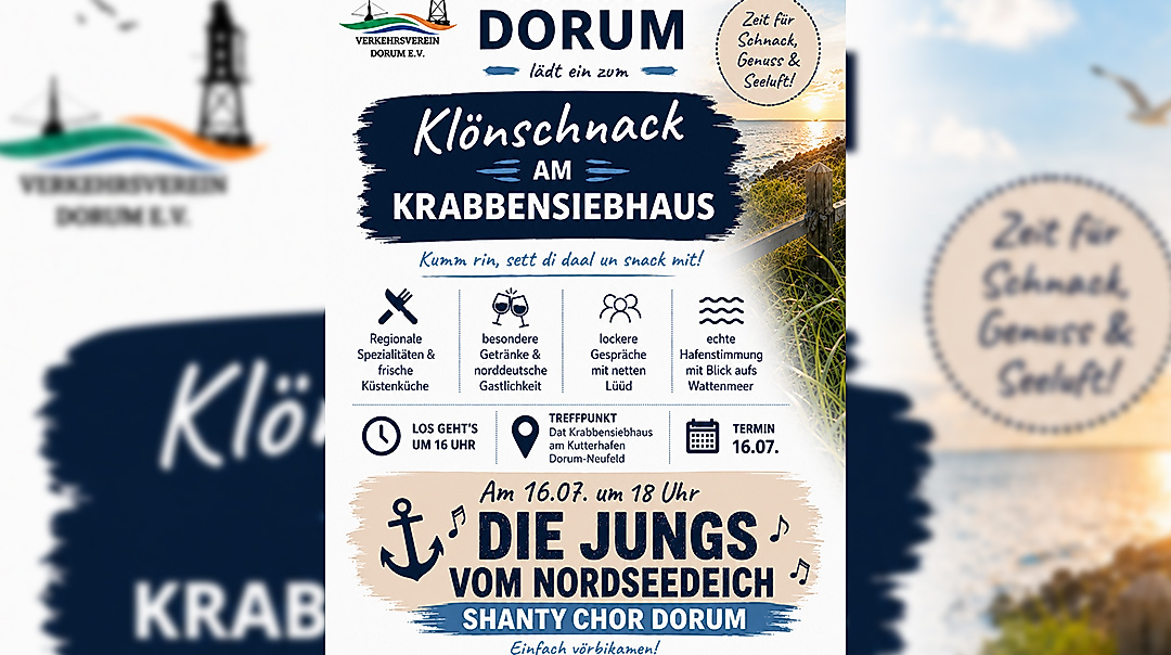 Klönschnack am Krabbensiebhaus