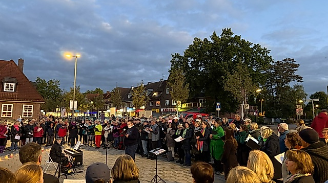 3. Oktober 2024 auf dem Saseler Markt