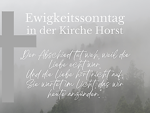 Ewigkeitssonntag ST. Jürgen Horst