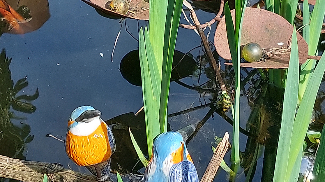 Deko im Atelier hinterm Gartenzaun