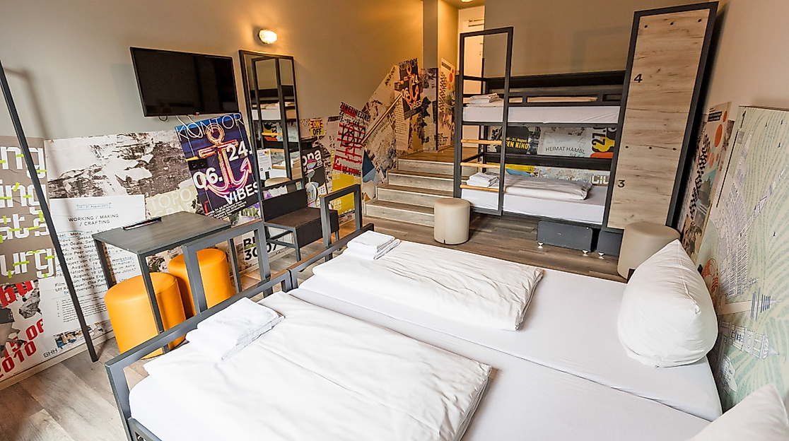 Hotel A&O Hamburg Hauptbahnhof: Family room 4 persons