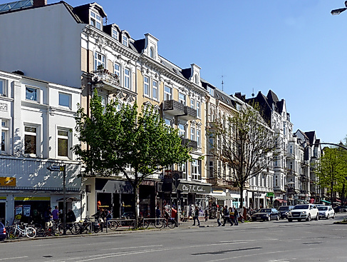 Die Eppendorfer Landstraße