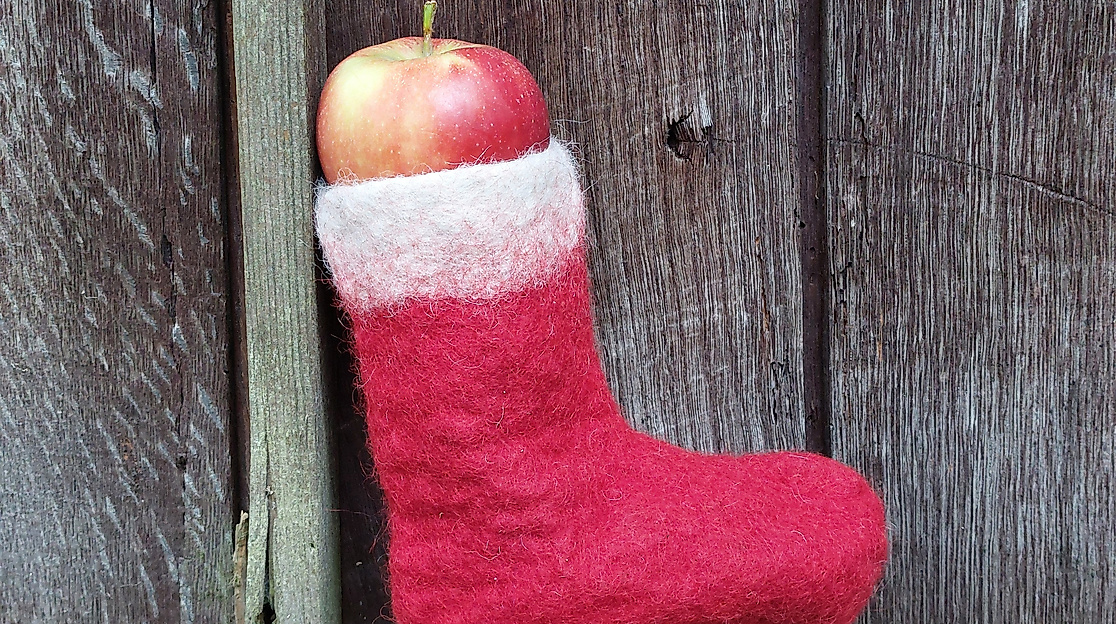 Nikolausstiefel-Apfel