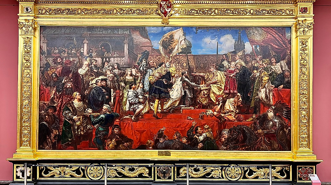 Jan Matejko, Preußische Huldigung, 1882 (Monumentalgemälde Nationalmuseum Krakau)