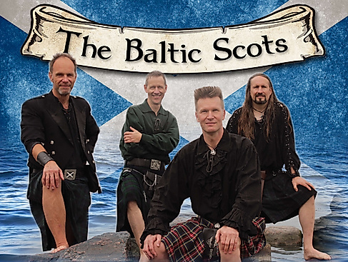 Die Bandmitglieder der Baltic Scots