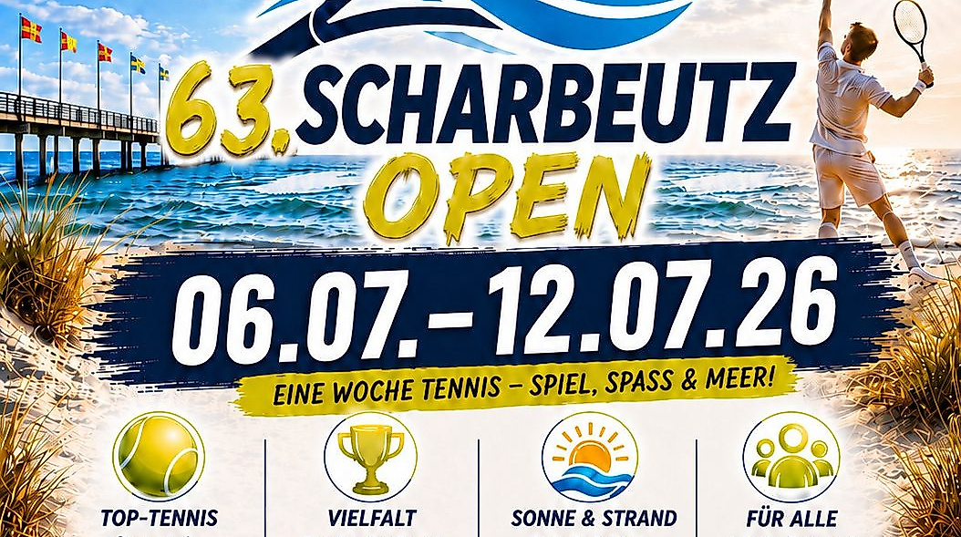 Offizielles Scharbeutz Open Plakat