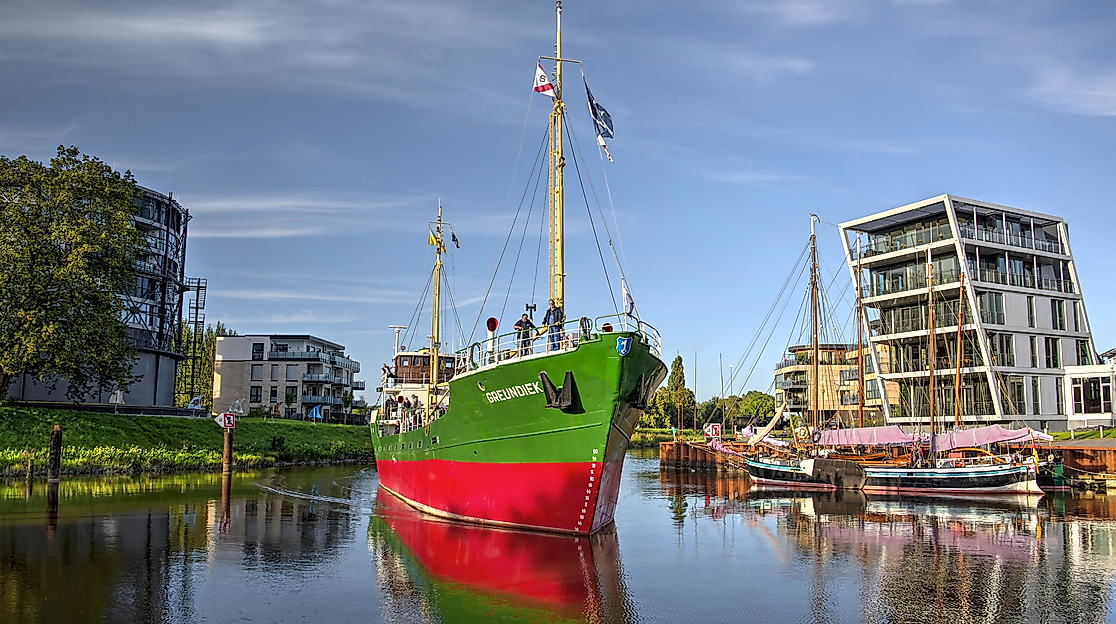 Kurzfahrt auf der Elbe