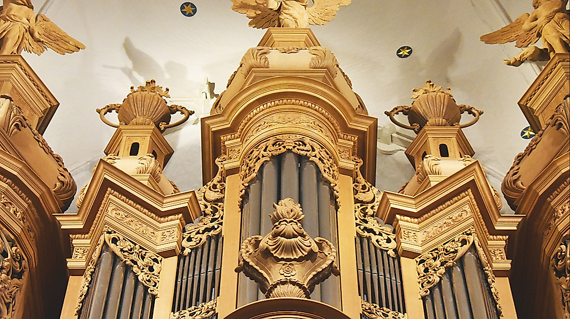 Oberwerk große Orgel in St. Katharinen