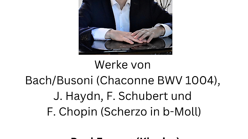 Klavierabend mit Paul Fasang