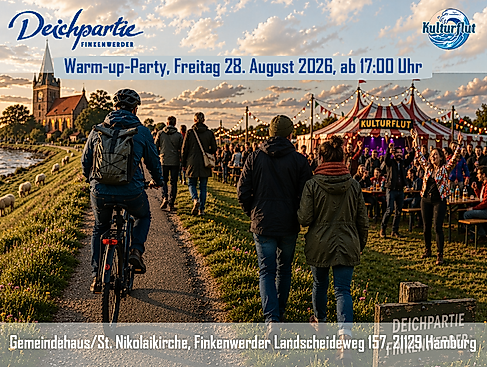 Kulturflut Sommerwelle / Deichpartie Finkenwerder