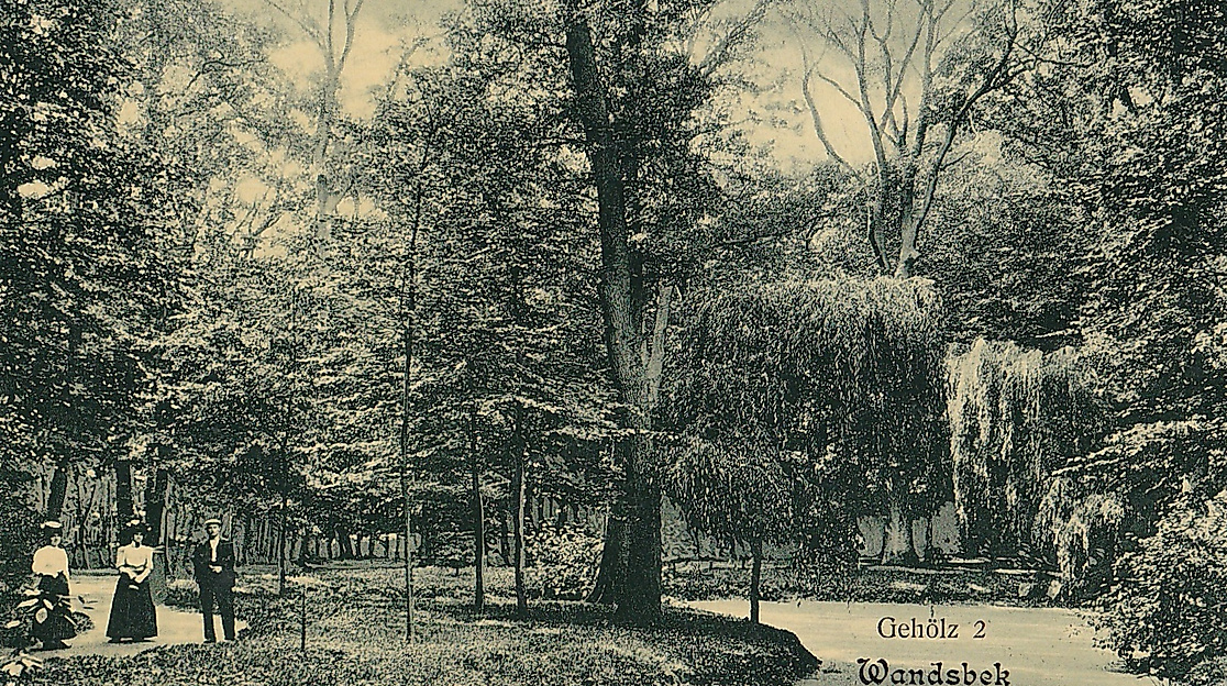 Ausflug ins Wandsbeker Gehölz. Postkarte o. D.