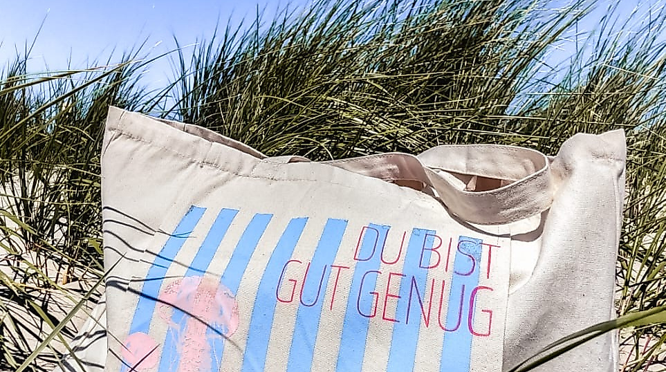Beachbag mit Siebdruck