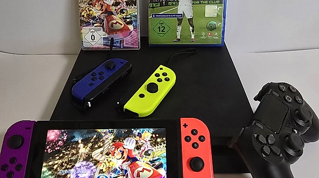 Daddel-Konsole-Abend