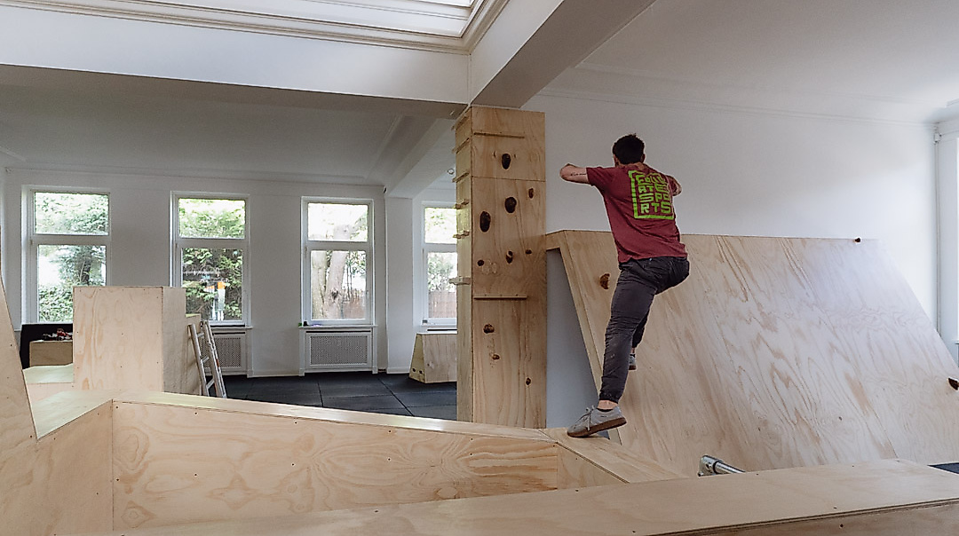 Wall Run im Fight and Flight Movement Centre