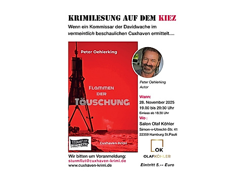 Plakat für die Lesung